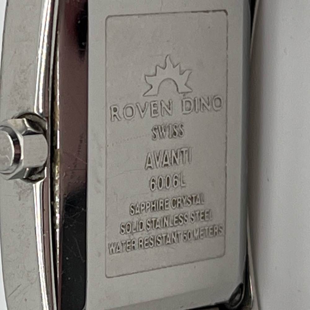 Roven Dino - Avanti 6006L - Swiss Made - Solid Stainless Steel - White Face - Picture 4 of 8
